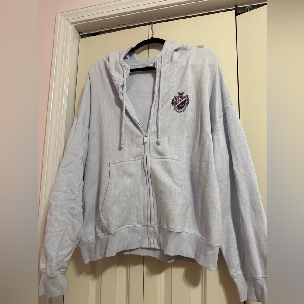 PINK Victoria's Secret Soft Blue Hoodie